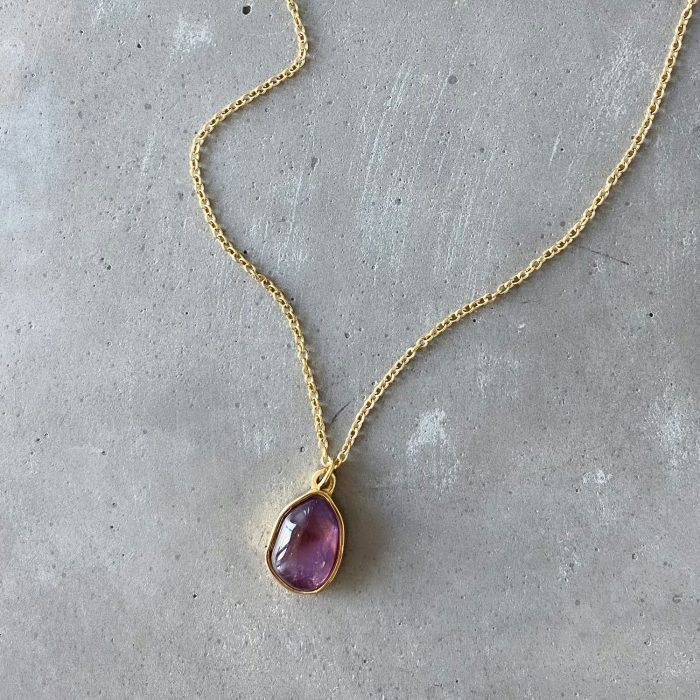 Amethyst Pendant Necklace