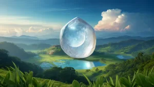 Moonstone crystal