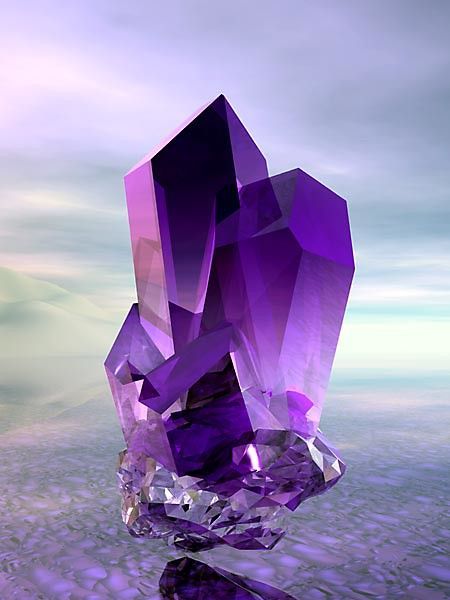 The Symbolism of Purple Crystals