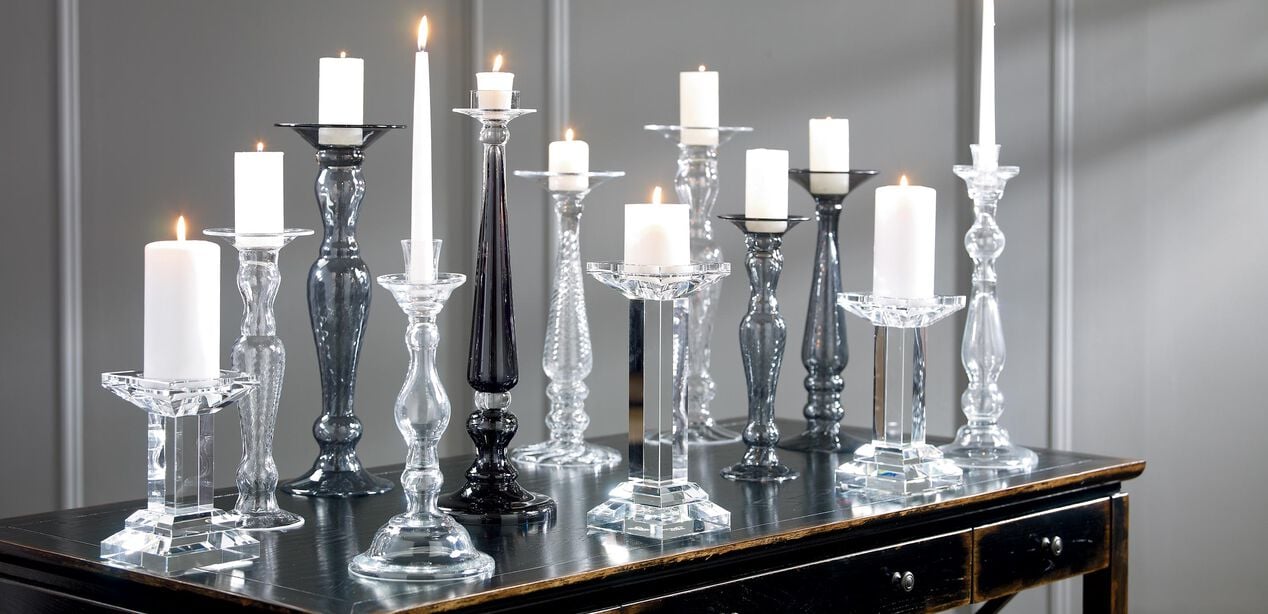 cleaning crystal candle holder