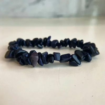Blue Sandstone Bracelet for Positive Vibes