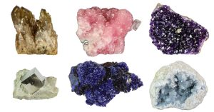 different types of crystals