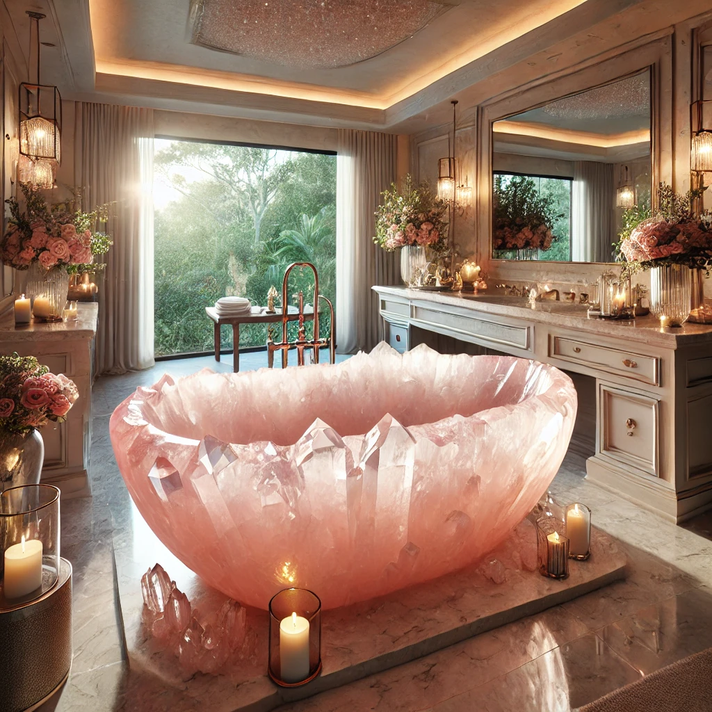 Health Benefits of Crystal Bathtubs