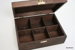 Jewelry box with compartments