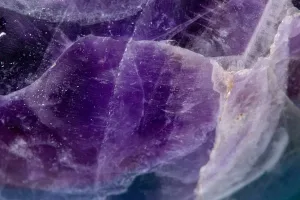 Close-up of purple crystal characteristics