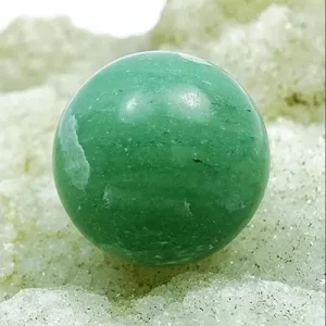 Green Aventurine stone on desk