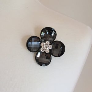 black crystal jewelry