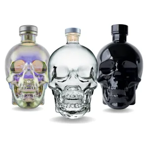 Crystal Skull Vodka Bottle