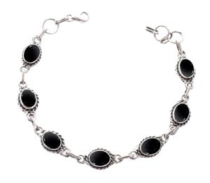 black crystal jewelry