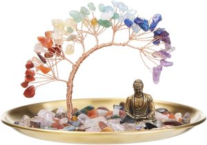 Meditation with Crystal Tree