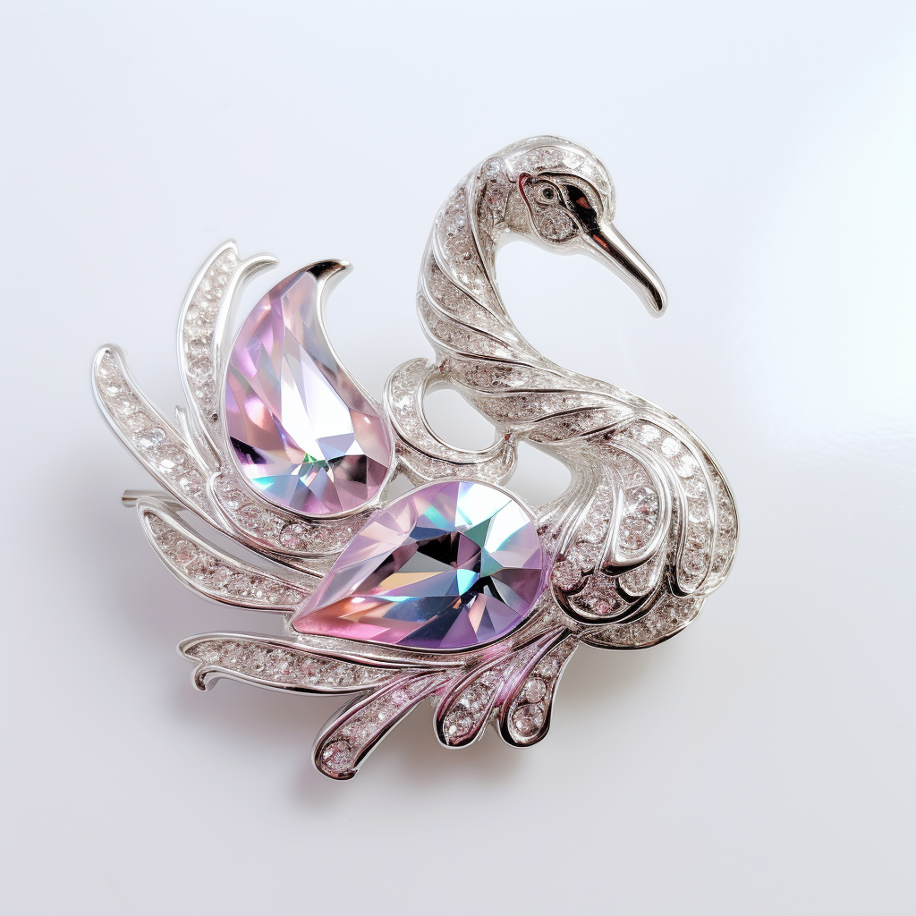 Crystal Brooch